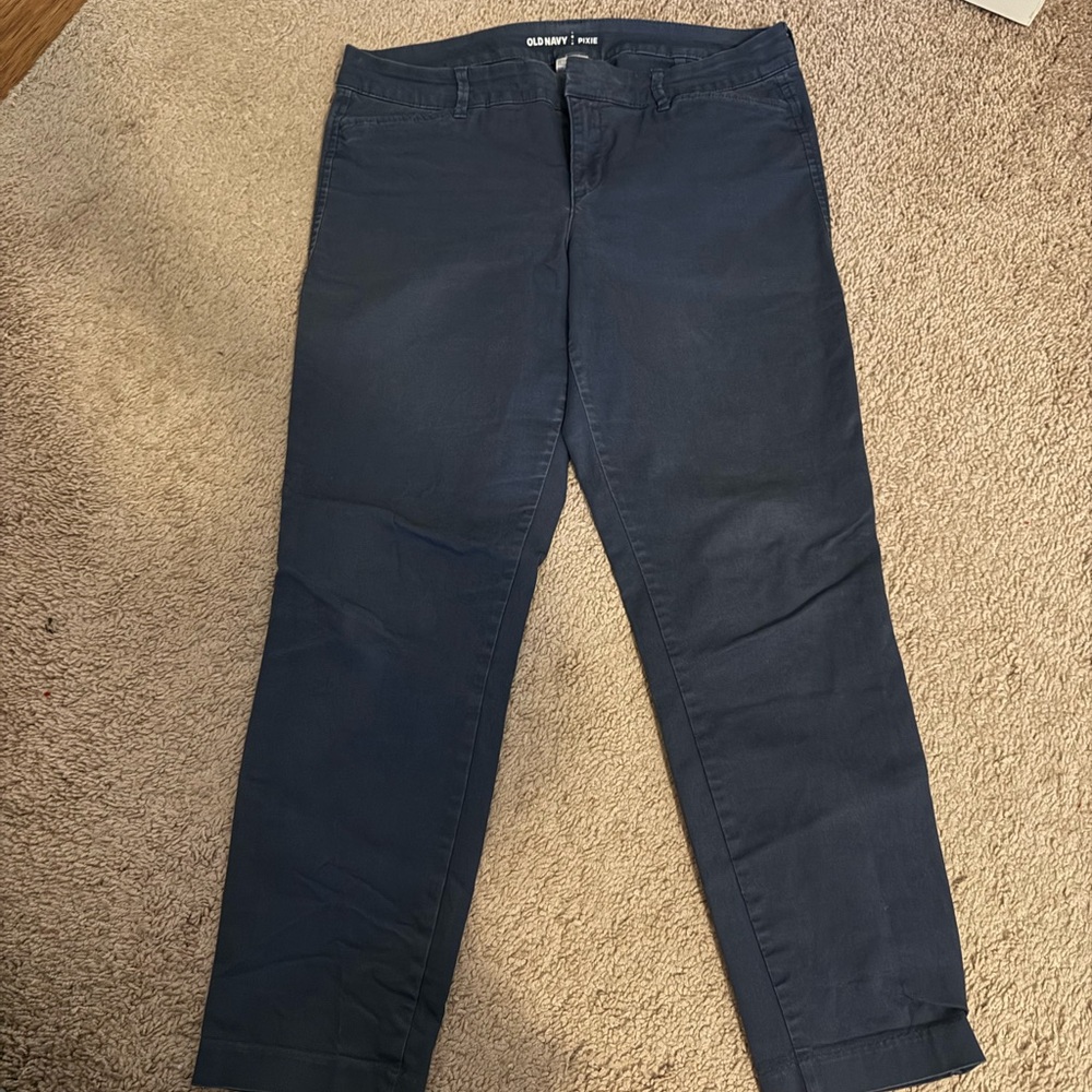 Old Navy Women's Blue Pixie Pants